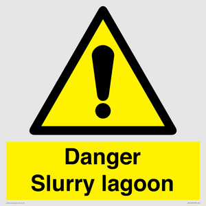 Danger Slurry lagoon